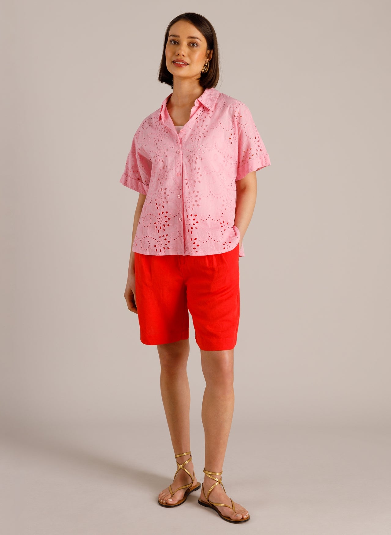 Yest Mariella Blouse Bright Pink