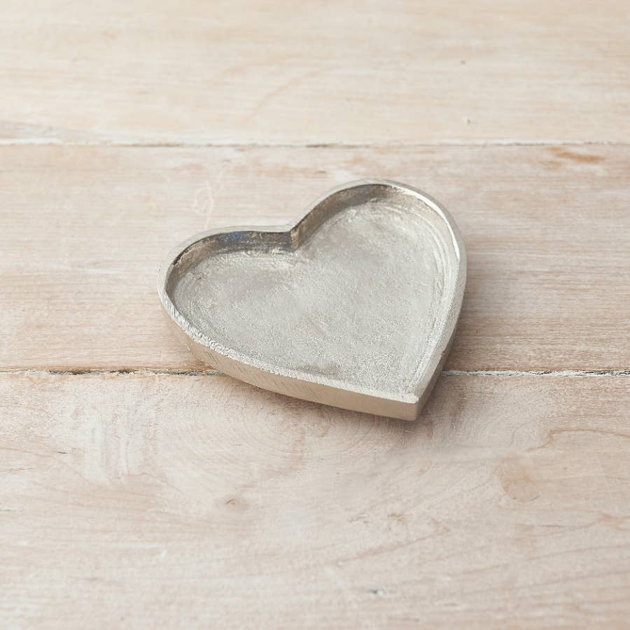 Silver Heart Plate