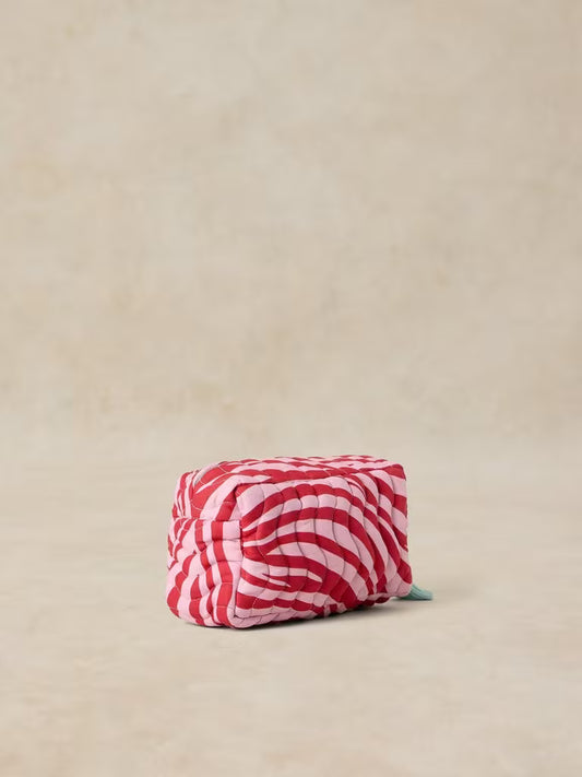 White Stuff Shelby Quilted Wash Bag Pink Multi