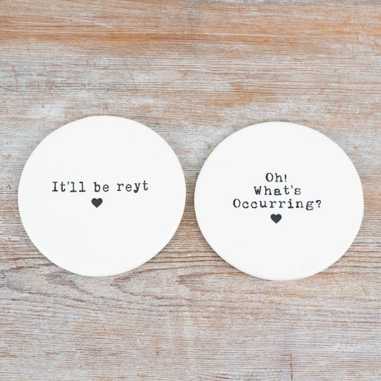 Oh! What's Occurring? Coaster