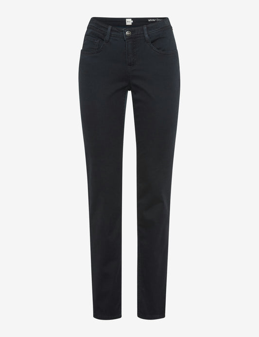 Brax Mary Winter Dream Trousers Navy Regular Length