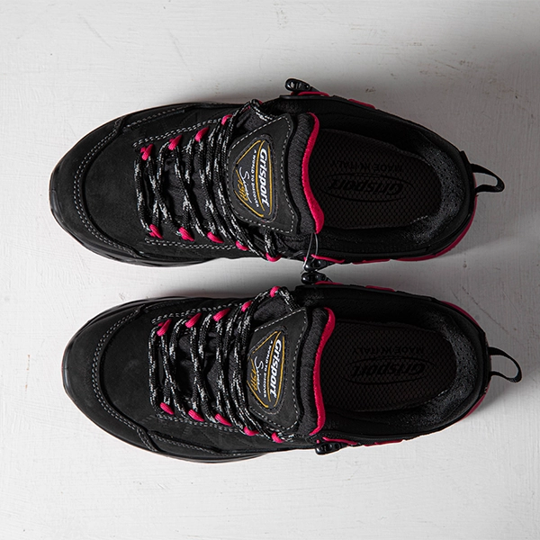 Lady Bodmin Black Walking Shoes