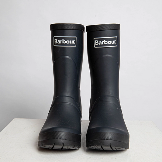 Barbour Banbury Wellington Boots Navy