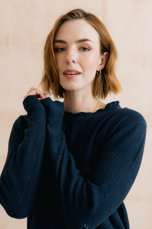 Rosie Navy Jumper