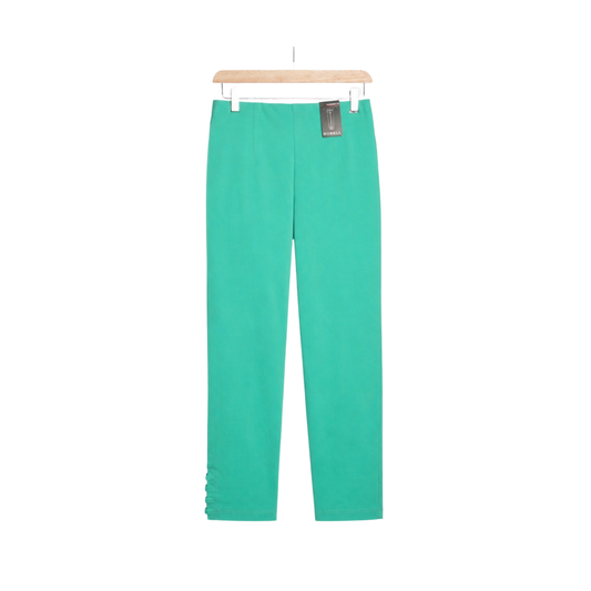 Robell Lena 09 Ankle Grazer Trousers Aqua Green