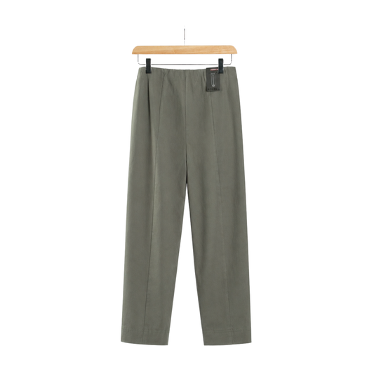 Marie 07 Cropped Trouser Dark Olive
