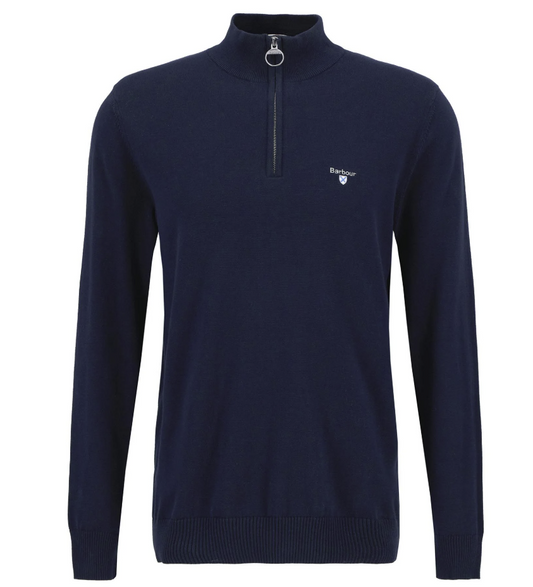 Barbour Lingwood Compact Half-Zip Jumper Navy