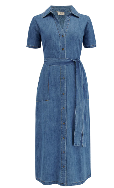 Cloretta Midi Shirt Dress