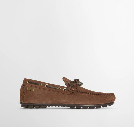 Barbour Courage Driving Shoes Chocco Suede