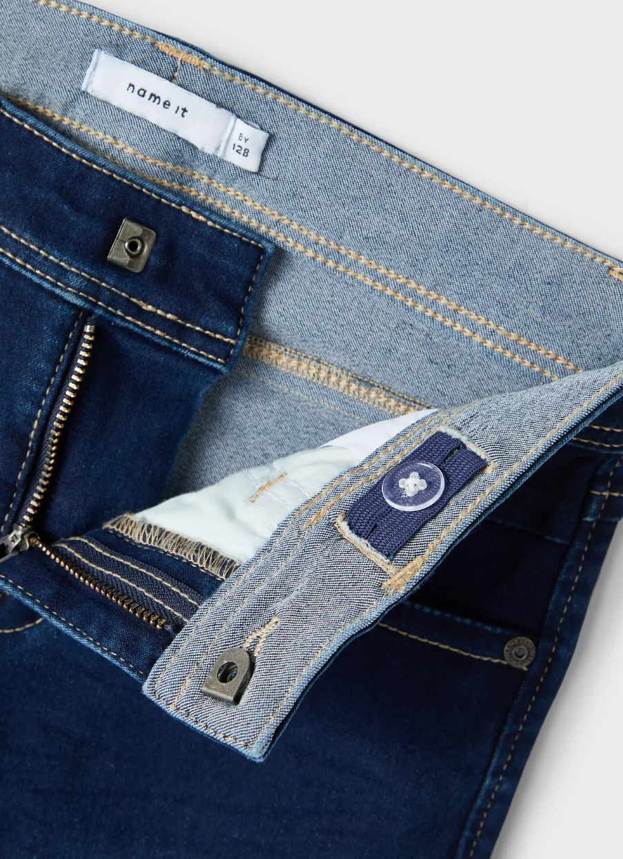 Dark Blue Denim Jeans