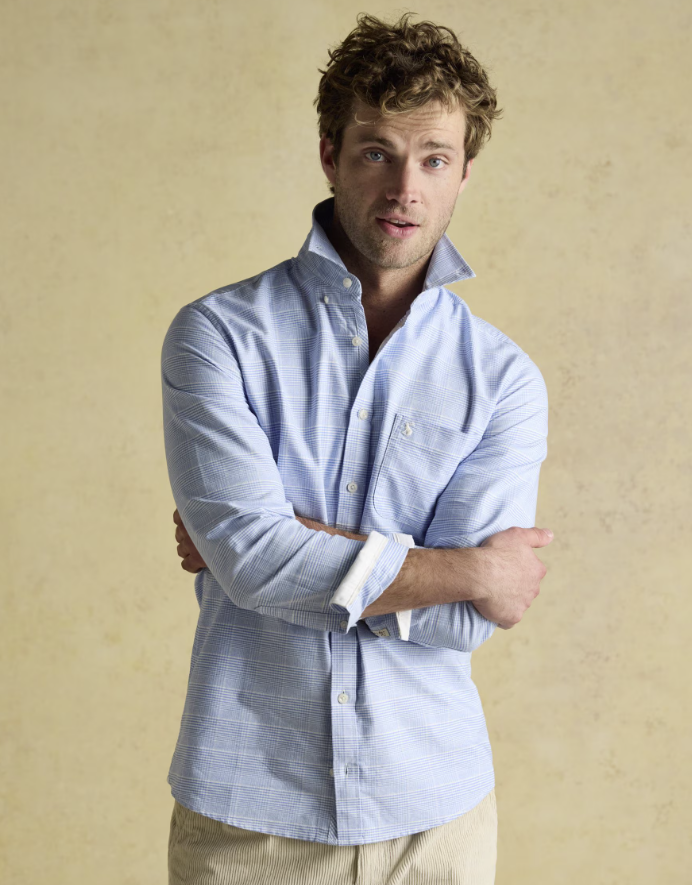 Blue Check Oxford Shirt