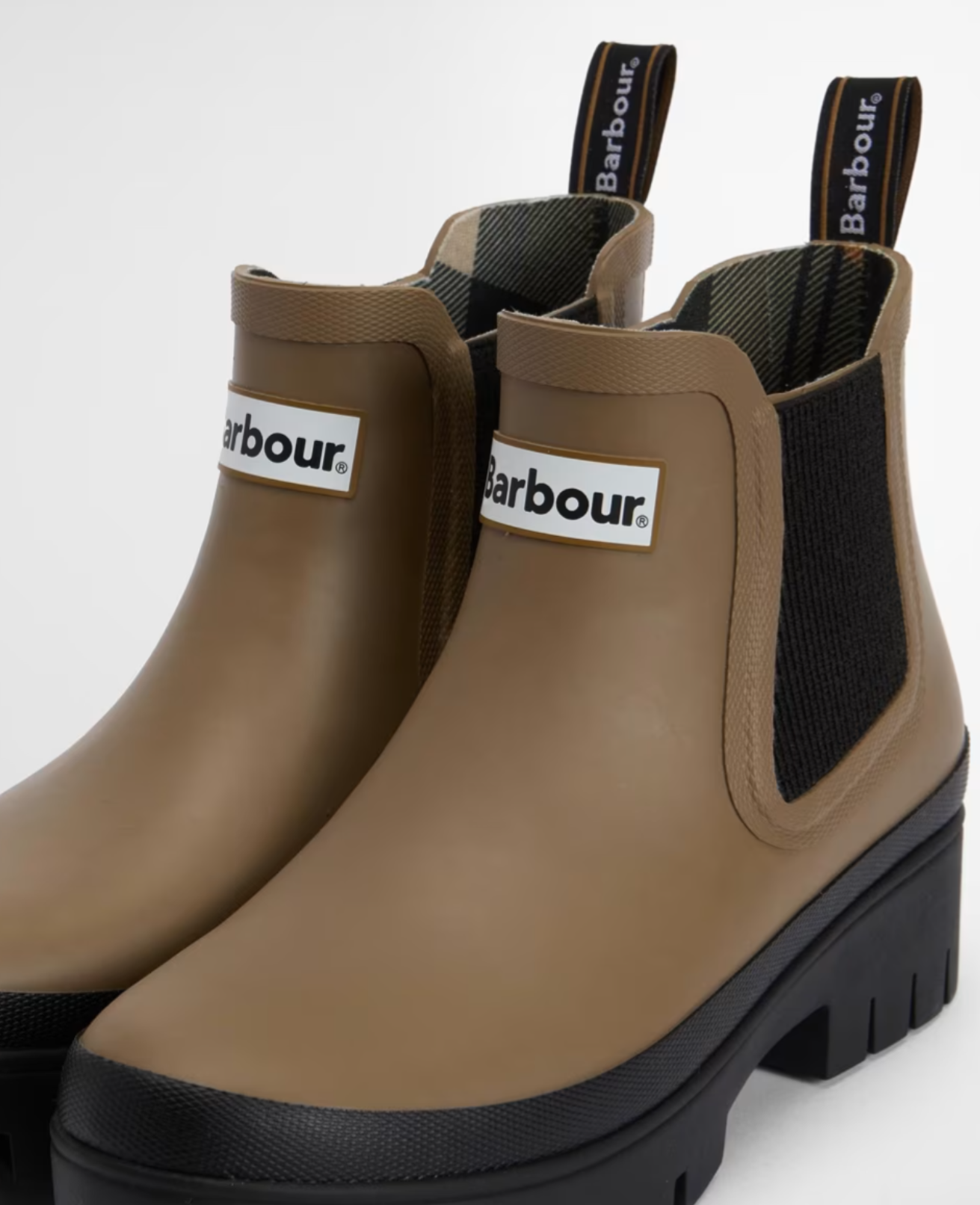 Barbour Halton Wellingtons Military Brown