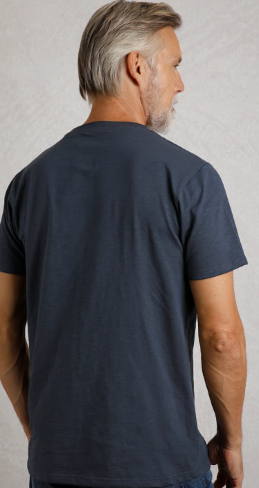 Weird Fish Fished Branded T-shirt Navy