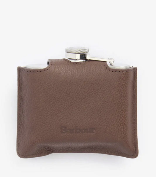 Barbour Padbury Quilted Hip Flask Olive
