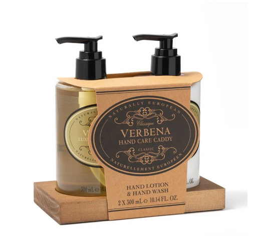 Naturally European Verbena Hand Care Caddy Set