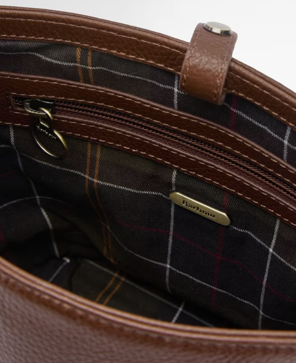 Cedar Leather Bucket Bag