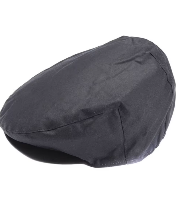 Barbour Wax Flat Cap Navy