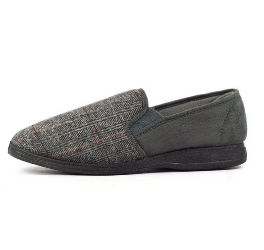Lazy Dogz Harrison Slipper Grey