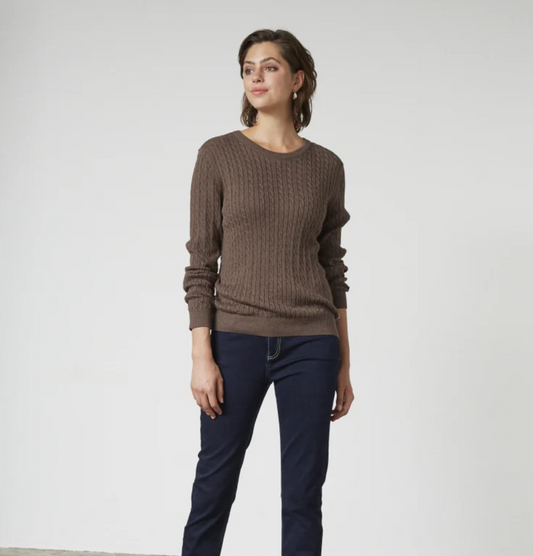 Susan Cable Knit Sweater