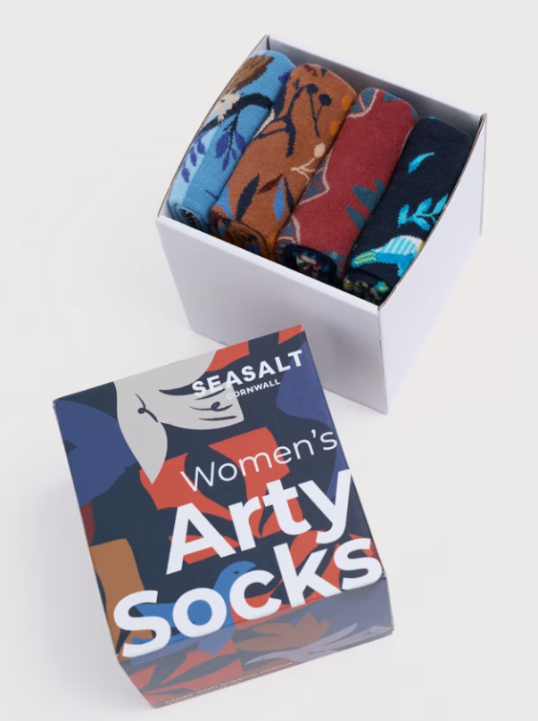 Gift Box of 4 Women's Arty Socks