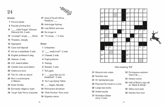 Crosswords: The Christmas Collection Book