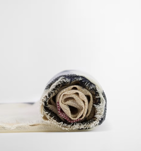 Saffron Tartan Scarf