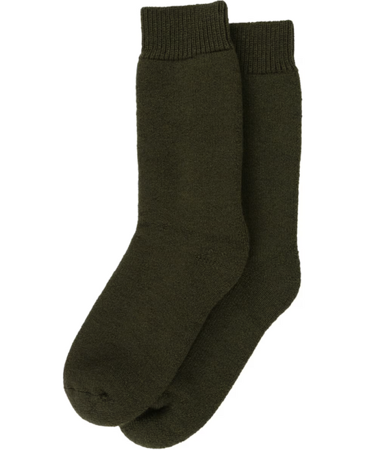 Barbour Wellington Calf Socks Olive