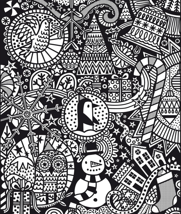 Christmas Magic Painting Book