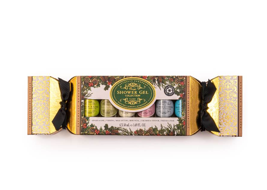 The Somerset Toiletry Co. Naturally European Mini Shower Gel Cracker Collection