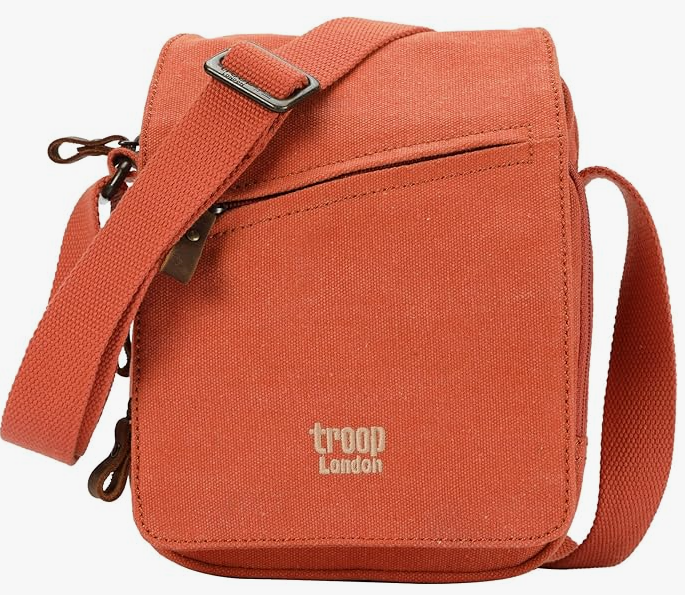 Troop Classic Canvas Across Body Bag Orange