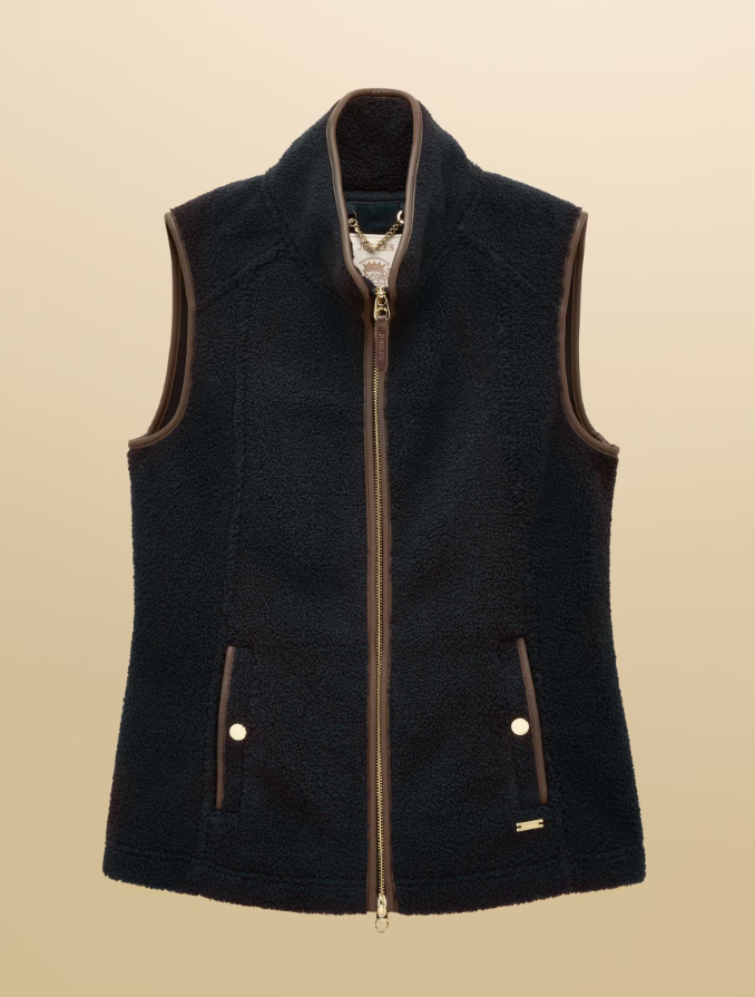 Joules Borg Heritage Fleece Gilet Navy
