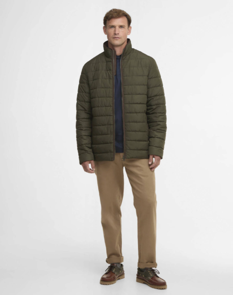Broughton Olive Quilted Jacket