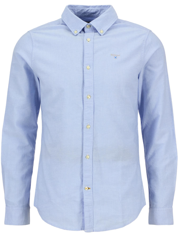 Barbour Oxtown Tailored Fit Shirt Sky Blue