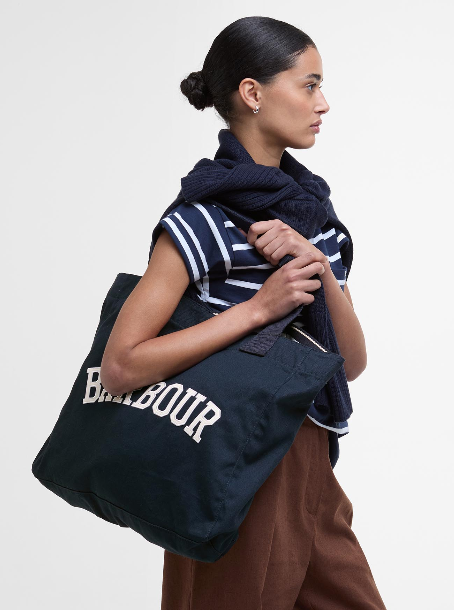 Barbour Logo Beach Bag