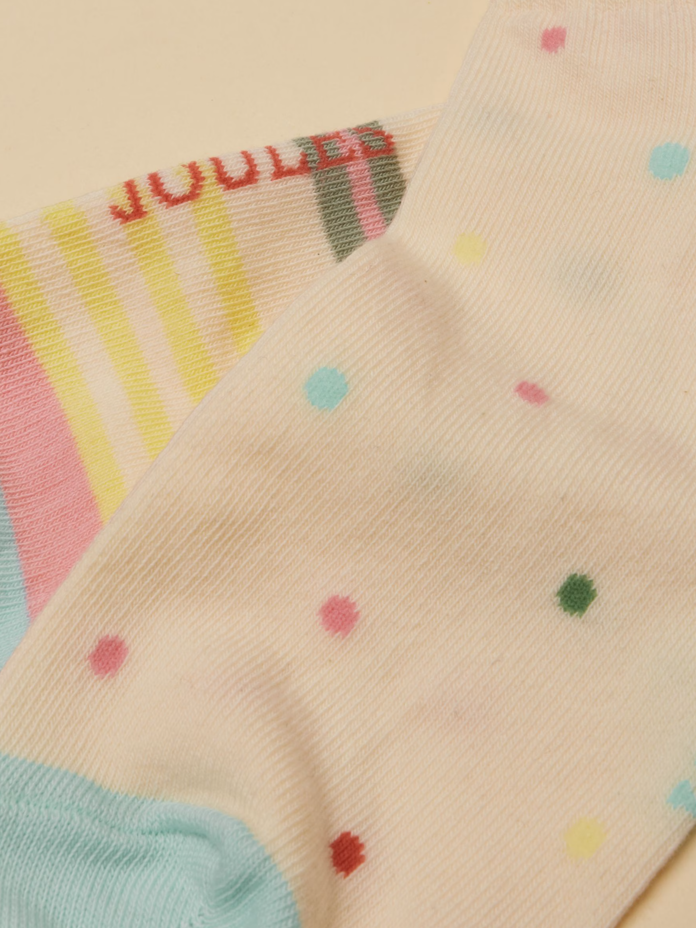 Rilla Spot / Stripe Trainer Socks 2 Pack