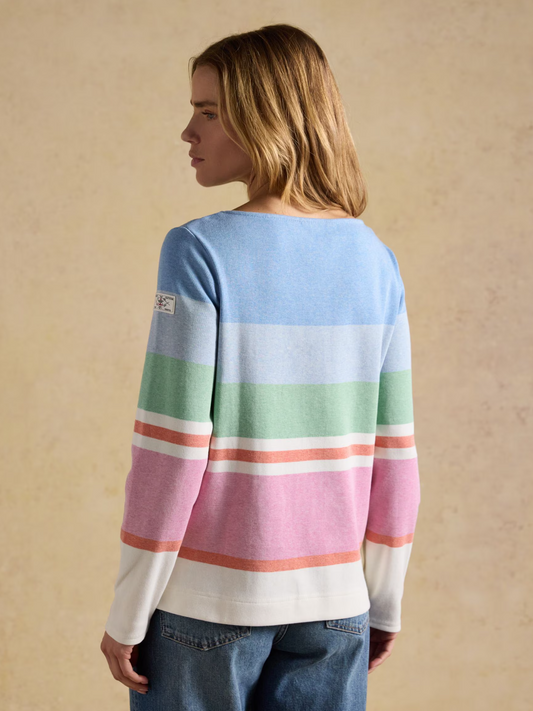 Harbour Multi Stripe Breton Top