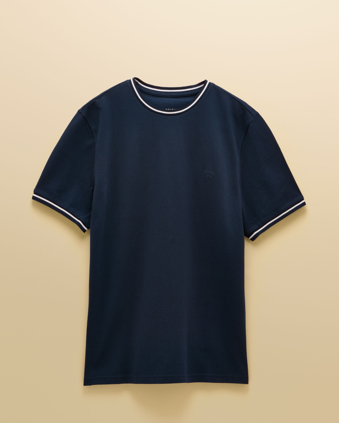 Joules Classic Fit Pique T-Shirt Navy