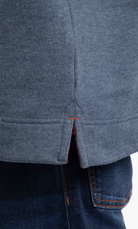 Brampton 1/4 Zip Navy Sweatshirt