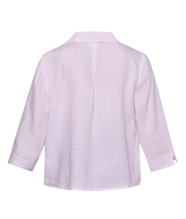 RedGreen Annika Stripe Blouse Rose