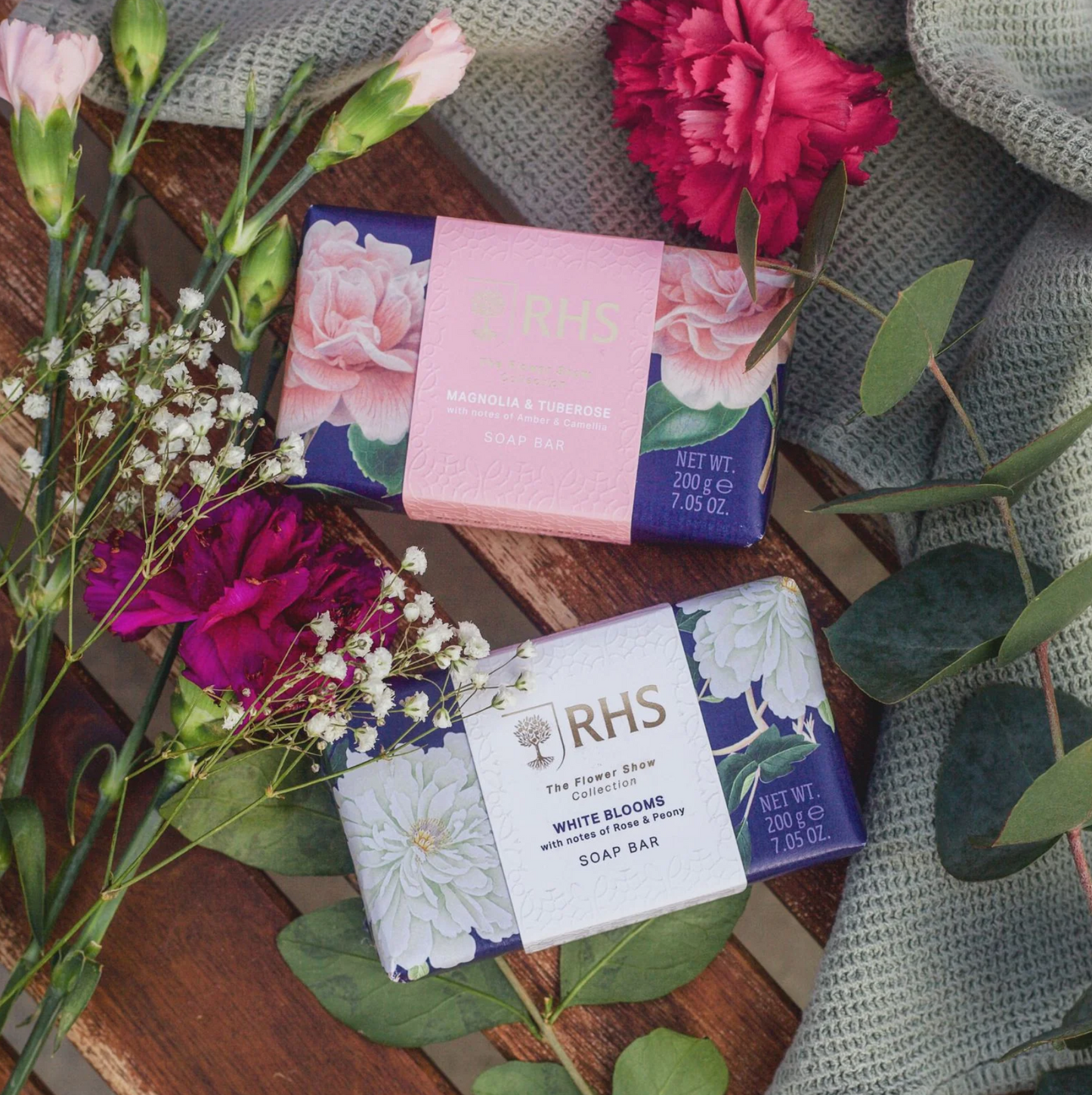 The Somerset Toiletry Co. RHS The Flower Show Collection Soap Bar Set