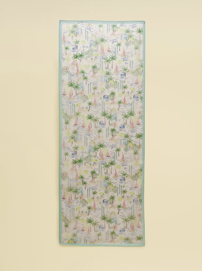 Joules Abberton Palm Print Printed Scarf