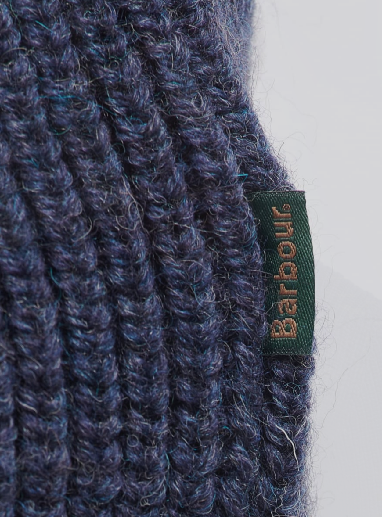 Barbour New Tyne Crew Neck Sweater Denim