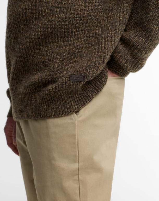 Barbour Horseford Crew Neck Sweater Camel