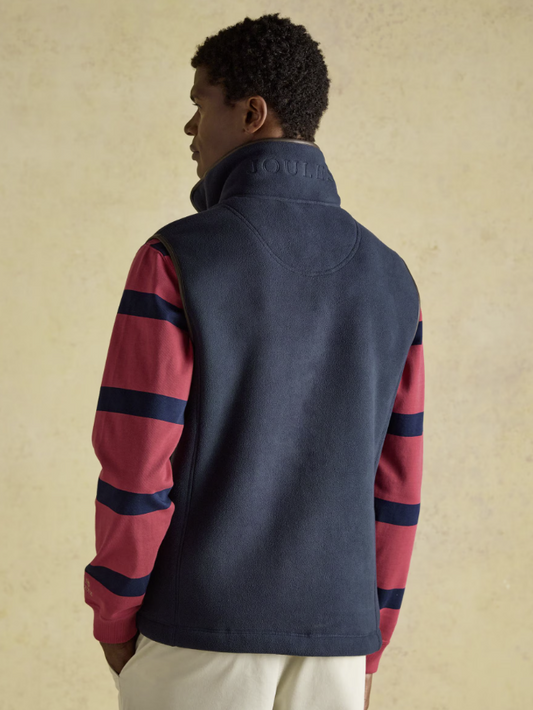 Joules Heritage Fleece Gilet Navy
