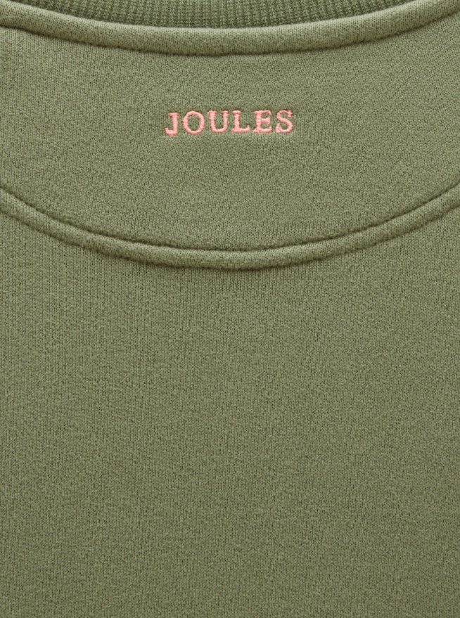 Joules Please Can I Have A Pony Sweatshirt Khaki