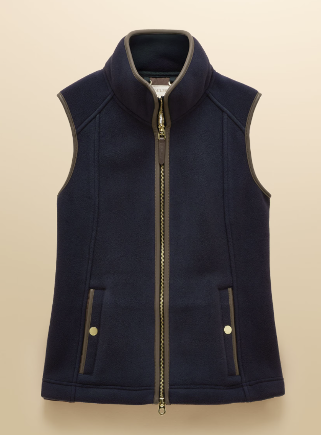 Joules Heritage Regular Fleece Gilet Navy