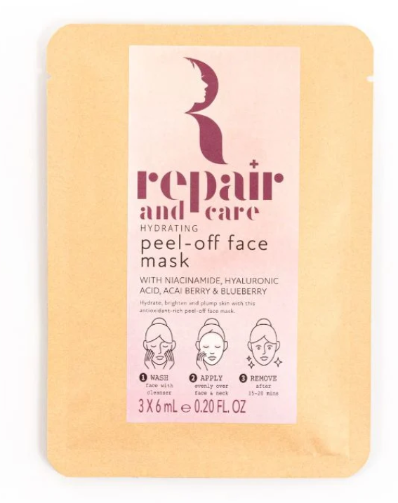 The Somerset Toiletry Co. Repair & Care Acai Berry Scented Peel Off Face Mask 3 Pack