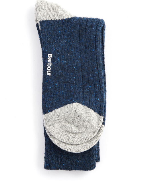 Barbour Houghton Socks Navy / Grey
