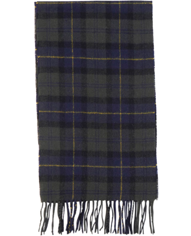 Barbour Tartan Lambswool Scarf Olive Night