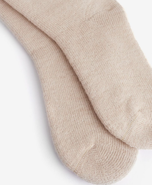 Barbour Wellington Knee Socks Sand / Beige